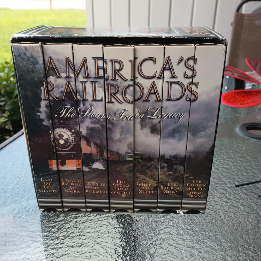 American Railroad The Steam Train Legacy VHS